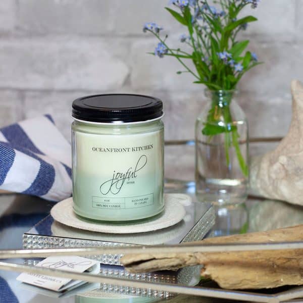 Joyful home candle