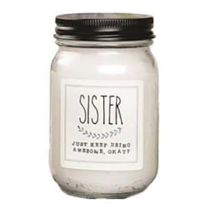 Country affair gift candle