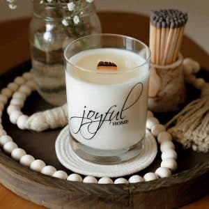 Joyful Home candle