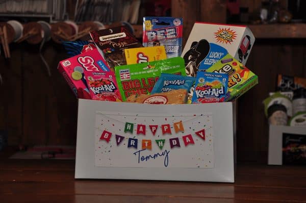 Personalized Happy Birthday Basket